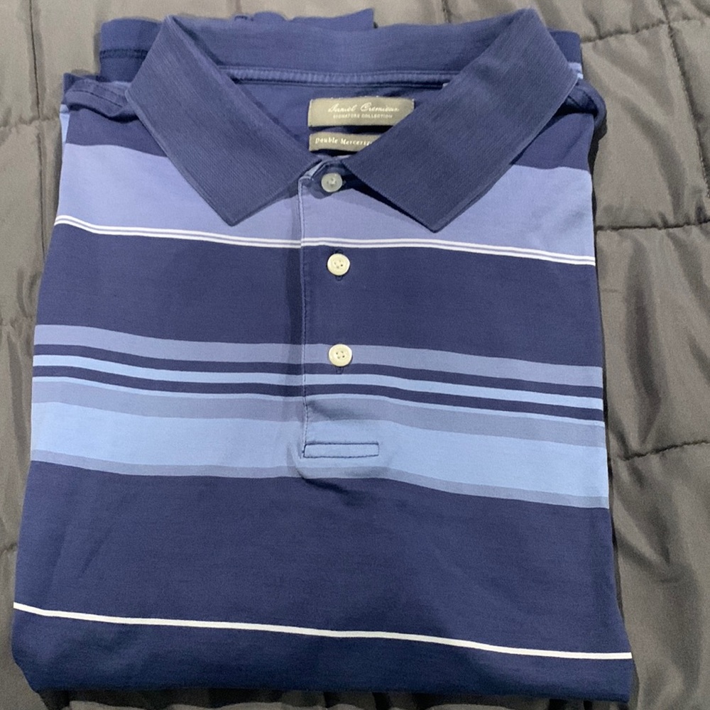 Mens Dark blue (L) Polo Tshirt